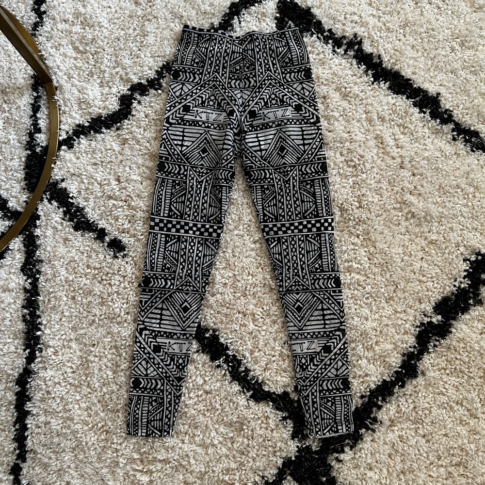 KTZ (Kokon To Zai) women’s sheer tattoo leggings XS NEW
